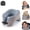 Grey, variant on Travel Pillows for Airplanes - Adjustable Memory Foam Neck Pillow for Traveling with Removable Ice Silk Cover, Ergonomic Flight Pillow with Storage Bag for Airplane, Car, Train, or Bus Trip, Pink