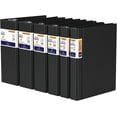 thumbnail image 3 of shiyou-QuickFit Heavy-Duty Commercial Binder, 3-Ring D-Ring Binder, Black, 2 Inch, 3 of 4