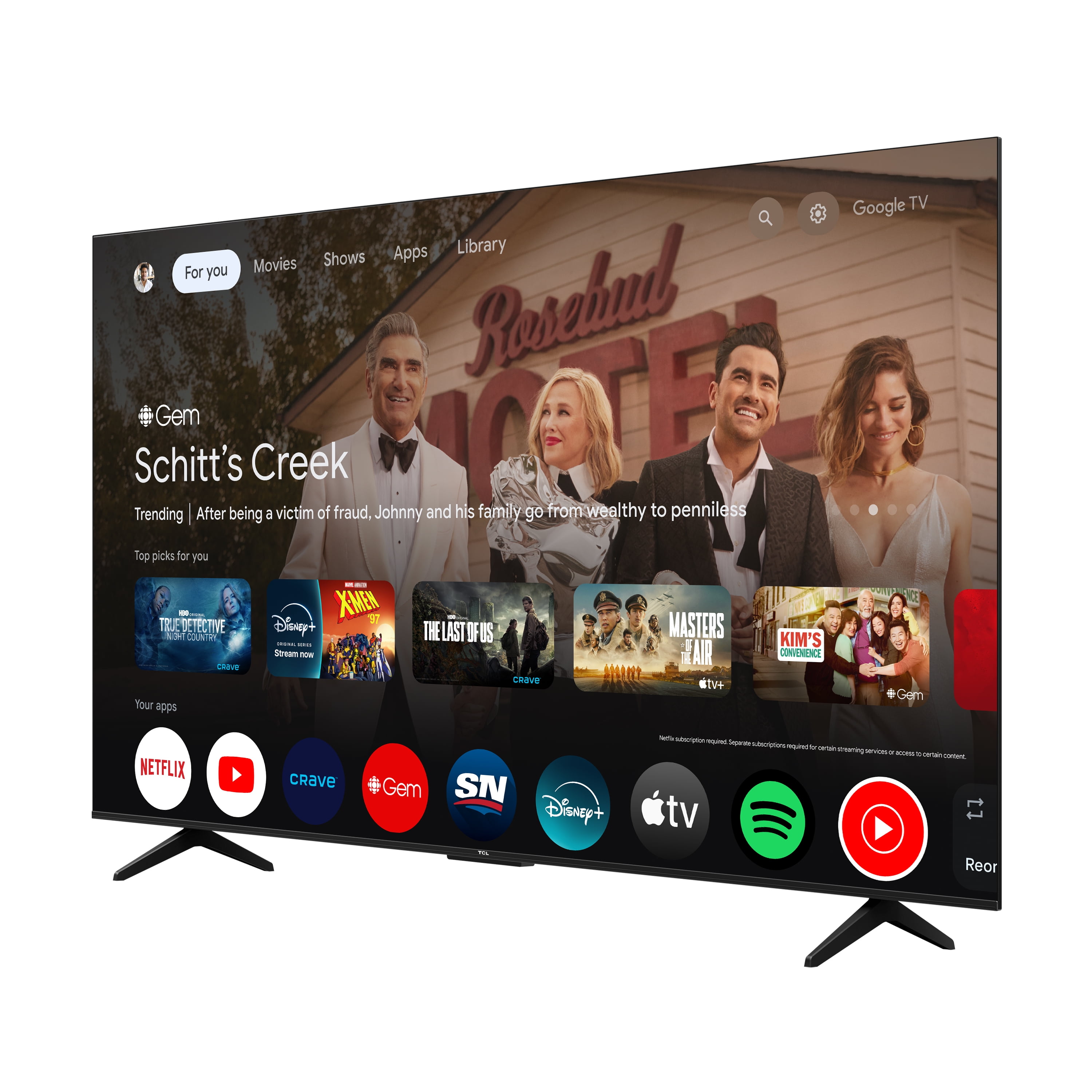 TCL 75" S Series 4K UHD HDR LED Smart TV with Google TV – 75S41K
