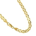 thumbnail image 2 of JewelStop 10k Solid Yellow Gold 4.5 mm Mariner Chain Petite Bracelet, Lobster Claw Clasp - 7", 2 of 7