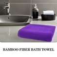 thumbnail image 3 of BESTYASH Toalla De Microfibra Liviana Morada Con Para Y Piscina, 3 of 8