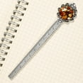 thumbnail image 3 of Thanksgiving leaves Silver Lace-Edged Bookmark: a Delightful Gift for Readers and Book Lovers, 3 of 5