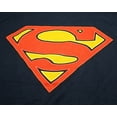 thumbnail image 2 of Superman Men's & Big Men's Logo Graphic Tee Shirt, Sizes S-3XL, Superman Mens Tee Shirts, 2 of 3