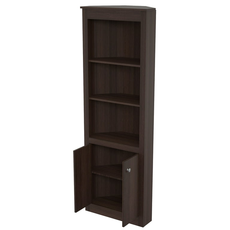 Inval two door corner cheap bookshelf