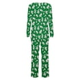 thumbnail image 4 of Censtreet Women's Pajama Set, 2 Piece Lounge Outfits Button-Down Sleepwear Long Sleeve With Pockets Ladies Pjs, 4 of 7