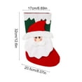 thumbnail image 4 of Xuniizn Christmas Stockings Bulk, Assorted Festive Xmas Stockings for Fireplace Mantel Decor, Traditional Holiday Ornaments, Christmas Decorations for Home, Polyester, 4 of 7