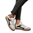 thumbnail image 3 of Willtoo Women Tennis Running Shoes Comfortable Lace Up Walking Shoes Non Slip Lightweight Casual Sneakers, 3 of 4