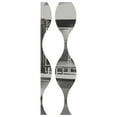 thumbnail image 3 of Ekena Millwork 47"H x 1/8"T Ozark Adjustable Acrylic Decorative Slat Wall Panel Kit, Silver Mirror (contains 8 Slats + 1 Straight Edge Starter Slat), 3 of 11