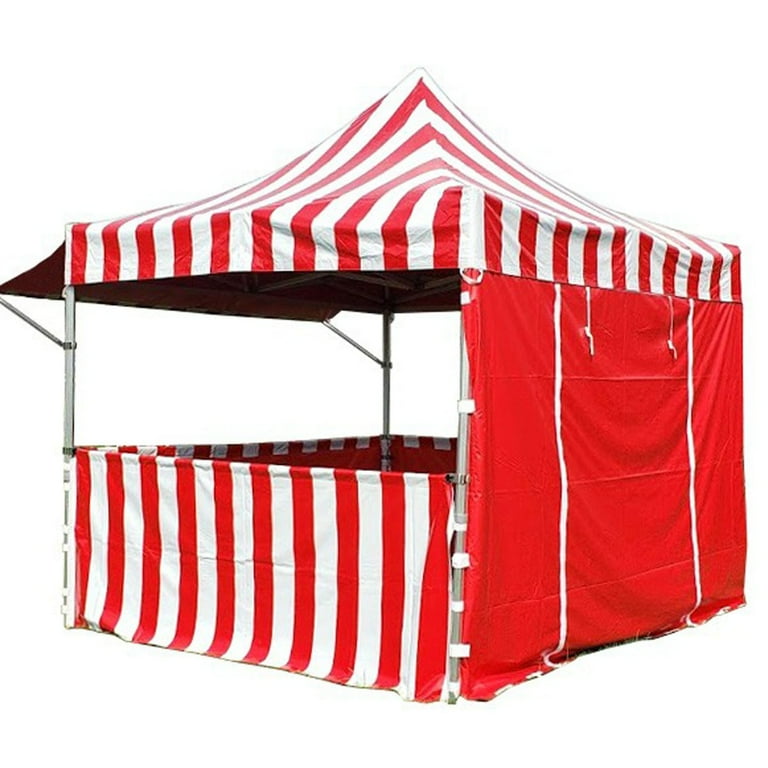 TentandTable Instant Carnival Outdoor Canopy Pop Up Tent with Side