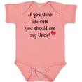 thumbnail image 3 of Inktastic Cute Uncle Boys or Girls Baby Bodysuit, 3 of 5
