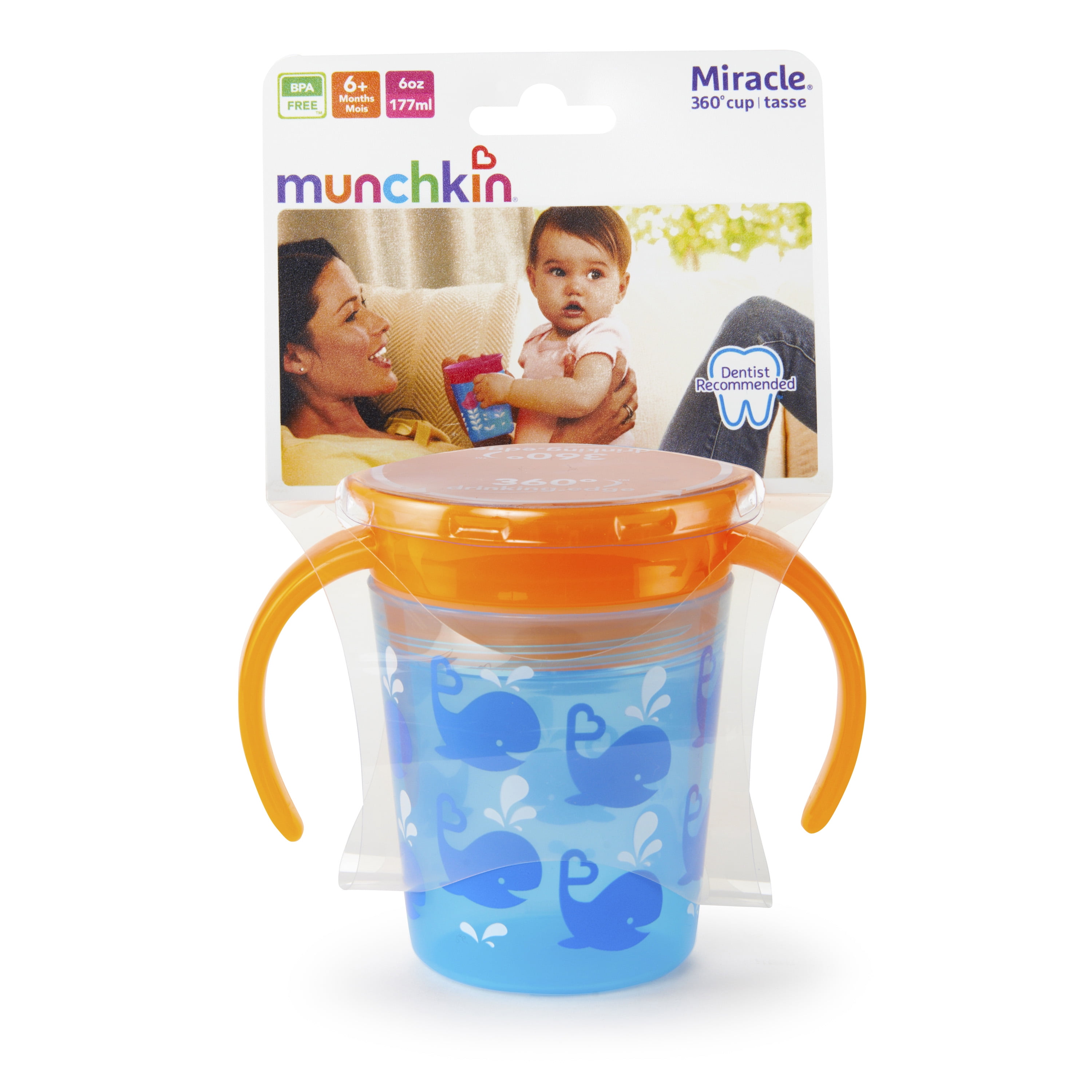 Munchkin® Miracle® 360 Trainer Cup and Snack Catcher, 4 Piece Set