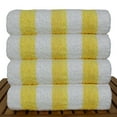 thumbnail image 2 of Luxury Hotel & Spa Towel 100% Cotton Pool Resort Beach Towels - Cabana - Yellow - Set of 4, 2 of 4