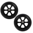 thumbnail image 4 of IFANLANDOR 2 Pcs Roulette avant Universelle pour Fauteuil Roulant Roues Durables Noires pour Usage Intérieur et Extérieur Stable, 4 of 8