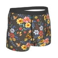 thumbnail image 3 of Junzan Colorful Flowers With Butterfly Mens Underwear Boxer Briefs For Men’s - Large, 3 of 9