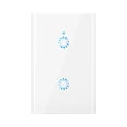 thumbnail image 1 of Interruptor inteligente Wi-Fi Interruptor de luz Control de voz, control remoto, control táctil Com yeacher Blanco 2 bandas, 1 of 7