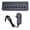Black with US Plug, variant on Suodoka 8-Channel Headphone Amplifier Portable Stereo Audio Amp with EU Plug for Studio and Stage Performance, 11.81 x 6.30 x 2.76 Inches / 30 x 16 x 7 cm