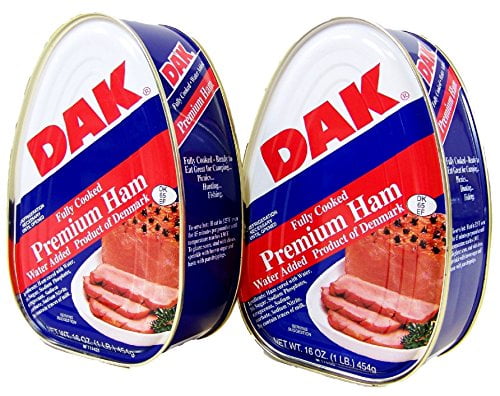 Dak Premium Canned Ham 16oz Fully Cooked, Ready to Eat (2 Pack)