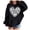 00#Black3745, variant on Byoo Toddler Girl's Letter Hoodie Long Sleeve Heart Shape Text Graphic Pullover Daily Casual Hooded Sweatshirt,Red