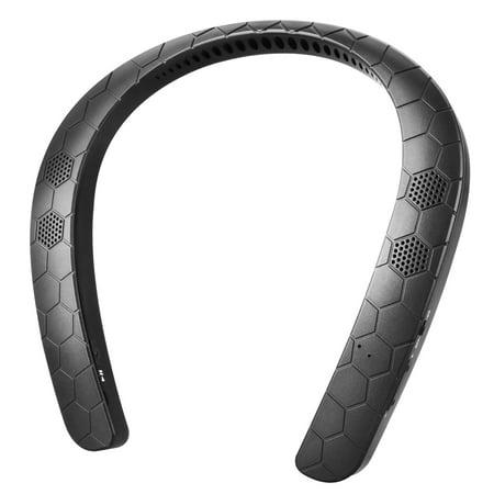 TSV Neck Speaker, Wireless Bluetooth V4.1 Wearable Neck Speaker Sports Music MP3 Player (Best Bluetooth Speakers For Music)