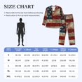 thumbnail image 4 of Fotbe American Flag1 Pijama de Hombre con Estampado de Manga Larga, Conjunto de 2 Piezas, Ropa de Dormir Suave y Cómoda con Bolsillos-Medium, 4 of 7