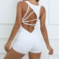 thumbnail image 7 of Workout Jumpsuits for Women Sexy Backless Workout Workout Jumpsuits V Back Yoga Romper Comfy Bodysuits, 7 of 7