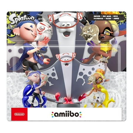 Splatoon Deep Cut Amiibo Set (Shiver, Frye, & Big Man) Triple Amiibo Pack - Nintendo Switch