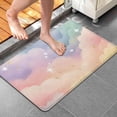 thumbnail image 4 of Soft Cloud Starry Scene Bathroom Rugs Mat,Non Slip Microfiber Bathroom Rug,Rubber Backing,Soft Bathroom Mats for Bathroom Floor,Tub and Shower,20x32in(50x80cm), 4 of 5