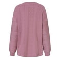 thumbnail image 1 of Suéter Tipo Jersey Para Mujer, Suéter De Mujer Cómodo Y Suave De Manga Larga Exterior De Otoño Invierno Para Citas Para La Vida Diaria Informal Para Fiestas ANGGREK Otros, 1 of 7