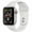Silver, variant on Pre-Owned Apple Watch Series 4 44mm GPS + Cellular 4G LTE - Silver - White Sport Band