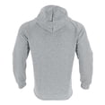thumbnail image 6 of Men's Casual Jacquard Plaid Hooded Sweatshirt, Lightweight Pullover Shirt with Large Front Pockets, Long Sleeve Fall Spring Basic Layering Piece,Light Gray,M, 6 of 6