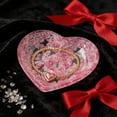 thumbnail image 6 of geerera Heart-Shaped Jewelry Dish, Resin Trinket Tray for Rings and Earrings, Decorative Key Holder and Organizer Bowl, Dresser Tray, Vanity Organizer, Gift for Her, 6 of 7