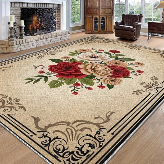6.5'x10' washable carpet for living room carpet mats non slip high pile area rug living room area rug medium pile area rug
