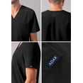 thumbnail image 4 of Adar Addition Scrubs For Men - Classic V-Neck Scrub Top - A6006 - Black - XL, 4 of 7