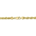 thumbnail image 4 of 10K Yellow Gold necklace Rope chain Diamond-cut 22 in 6 mm, 4 of 5