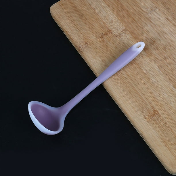 8.3 Inch Silicone Soup Ladle Spoon Restaurant Kitchen Scoop Utensil