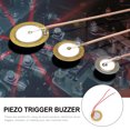 thumbnail image 3 of Mobutofu 20Set Electronic Drum Triggers Piezo Elements Copper Round Disc for Custom Mics Use, 3 of 4