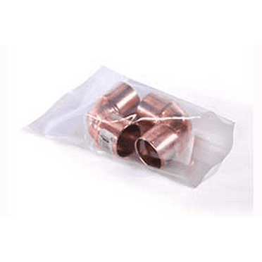 Clear Layflat Poly Bags 3 mil, 4 X 6 inches - Case of 1000 Bags
