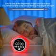 thumbnail image 6 of Toddler Alarm Clock for Sleep Training, Kids OK to Wake Clock with Green Red Light, Children's Night Light with 10 Colors, Adjustable Brightness, Pink, 6 of 6