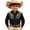 AB450 Black, variant on Tisuna Kids Boy'S Western Cowboy Long Sleeve Shirts Breathable Lapel Collar Floral Print Tops Boys Daily Wear Fall Shirts Size 4-5 Years