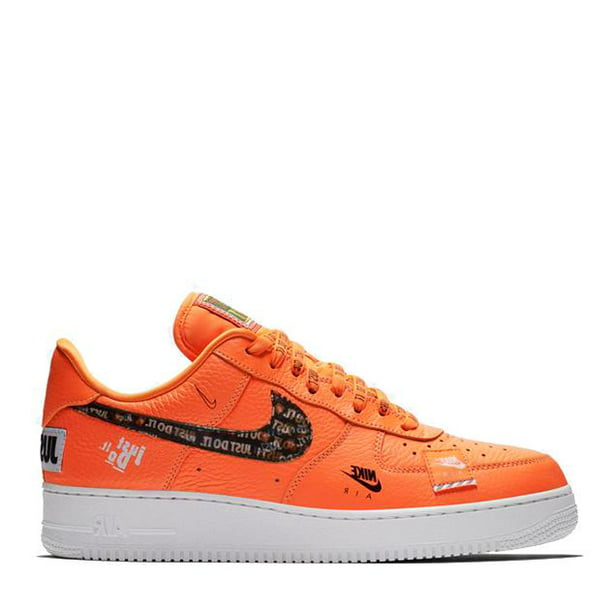 kooi slecht humeur mat Mens Nike Air Force 1 Low '07 Premium Just Do It Total Orange Black Wh -  Walmart.com