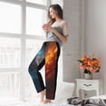 thumbnail image 5 of Sikiie Red And Blue Fire Dragon E Women’s Ultra-Soft Comfy Lounge Pants Sleepwear Comfy Lounge Pants Drawstring Sleep Bottoms with PocketsX-Large, 5 of 6