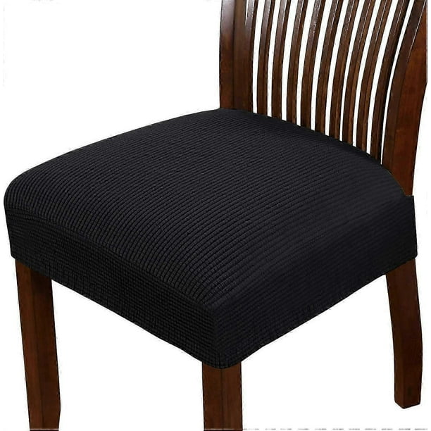 Dining Chair Seat Cover Stretch Spandex Chair Seat Covers Chair Seat Cushion Slipcovers for Dining Room Kitchen Chairs Removable Washable Chair Seat C