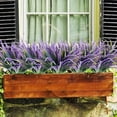 thumbnail image 2 of 6Pcs Artificial Grass Fake Plants 17.3in 16 Leaves Outdoor Fake Grass UV Resistant Greenery Plastic Plants for Home Window Garden Office Patio Hanging Planter Pathway Front Porch Decor, 2 of 5