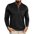 thumbnail image 3 of BXINGOHAI Men's Quarter Zip Pullover Long Sleeve Golf Shirts for Men Thermal 1/4 Half Zip Sweatshirts Black 3XL, 3 of 7