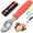 Red, variant on Zulay Kitchen Stainless Steel Ice Cream Scoop with Rubber Grip - Black