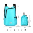 thumbnail image 2 of Mochila de nailon para acampar mochila escolar plegable ligera para ejercicio físico, 2 of 7