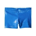 thumbnail image 2 of Girls Sparkle Dance Tumbling Athletic Gymnastics Short Shiny Low-Rise Short, 2 of 2