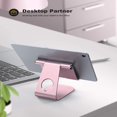 thumbnail image 4 of JUNWELL Support de Tablette Réglable Support de Tablette - Support de Bureau Station d'Accueil Compatible avec Ipad Pro 9.7 10.5 12.9 Ipad Air Mini 2 3 4 5 6 Switch Samsung Tab, 4 of 4