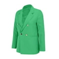 thumbnail image 5 of QATAINLAV Blazers for Women Business Casual Long Sleeve Lapel Suit Jacket Loose Open Front Cardigans Work Blazer with Pockets, Multicolor, L, 5 of 7