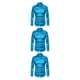 thumbnail image 5 of Qarigey Camisa satinada lisa para hombre Casual Slim Fit - Grande y de secado rápido para cualquier ocasión Funcional antiarrugas Boda azul M Type1 NO1, 5 of 6
